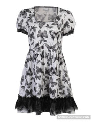 Black and White Gothic Dress Black and White Gothic Dress