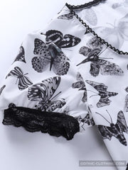 Black and White Gothic Dress Black and White Gothic Dress