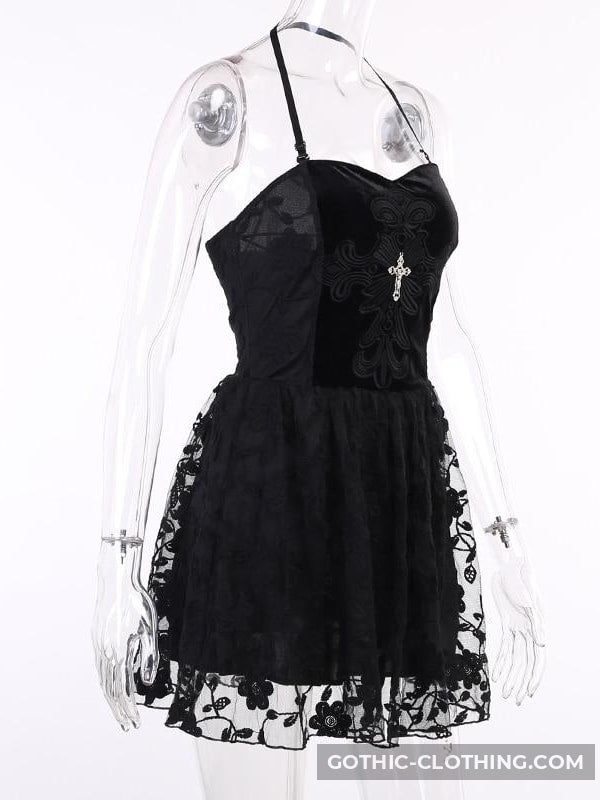 Black Lace Gothic Dress Black Lace Gothic Dress