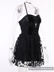 Black Lace Gothic Dress Black Lace Gothic Dress