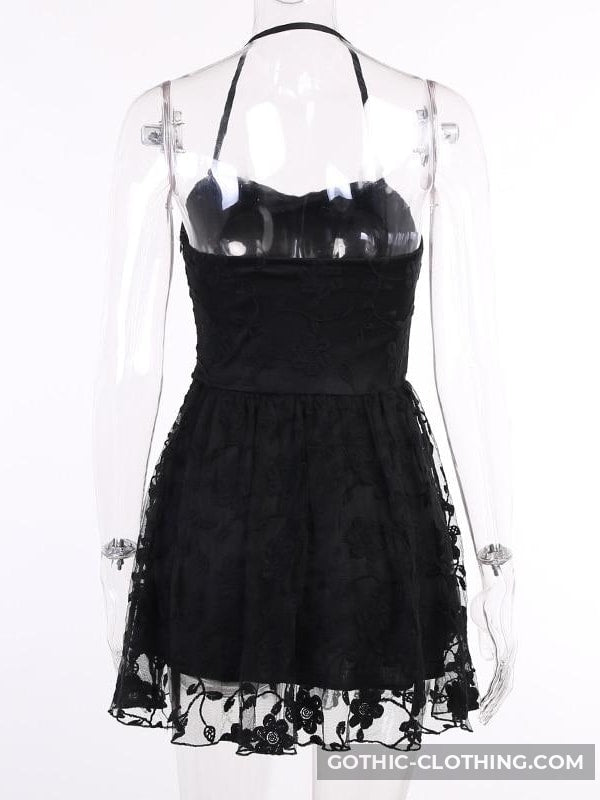 Black Lace Gothic Dress Black Lace Gothic Dress