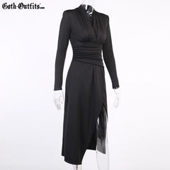 Long Sleeve Gothic Dress Long Sleeve Gothic Dress