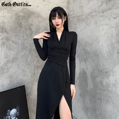 Long Sleeve Gothic Dress Long Sleeve Gothic Dress
