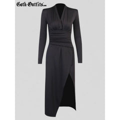Long Sleeve Gothic Dress Long Sleeve Gothic Dress