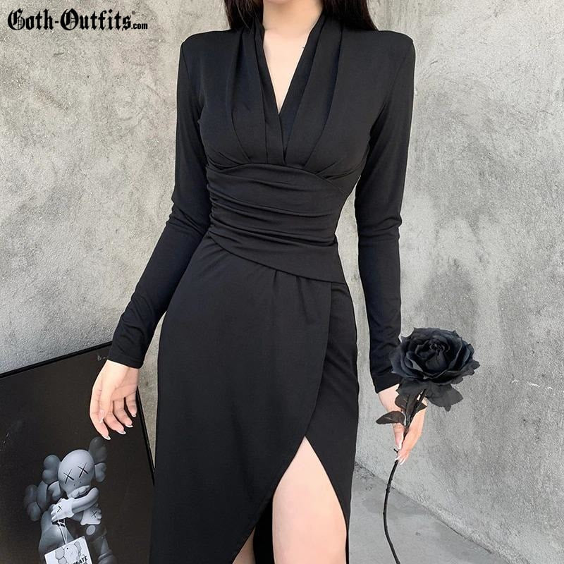 Long Sleeve Gothic Dress Long Sleeve Gothic Dress
