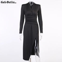 Long Sleeve Gothic Dress Long Sleeve Gothic Dress