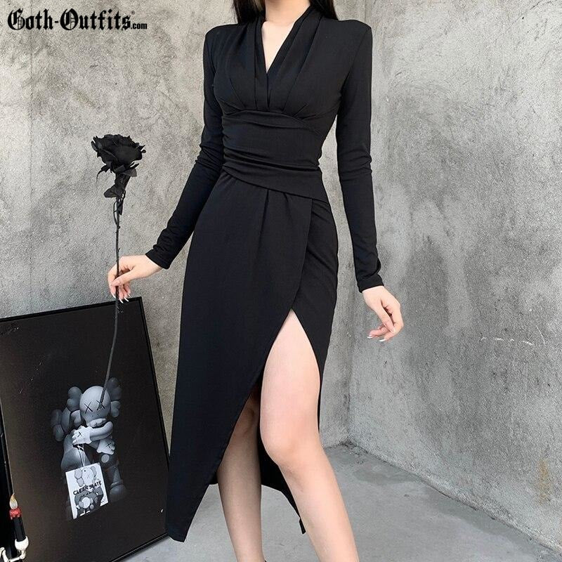 Long Sleeve Gothic Dress Long Sleeve Gothic Dress