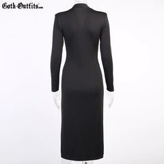 Long Sleeve Gothic Dress