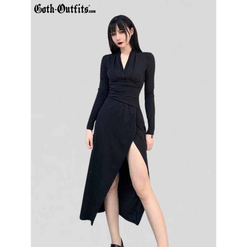 Long Sleeve Gothic Dress