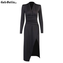 Long Sleeve Gothic Dress Long Sleeve Gothic Dress