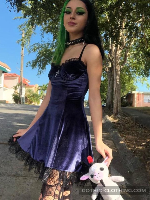 Purple Gothic Dress