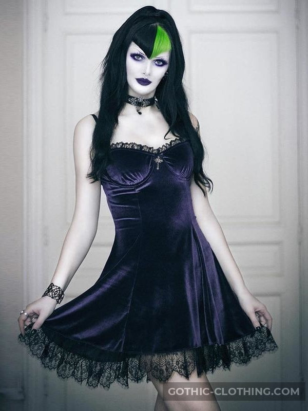 Purple Gothic Dress Purple Gothic Dress