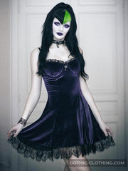 Purple Gothic Dress