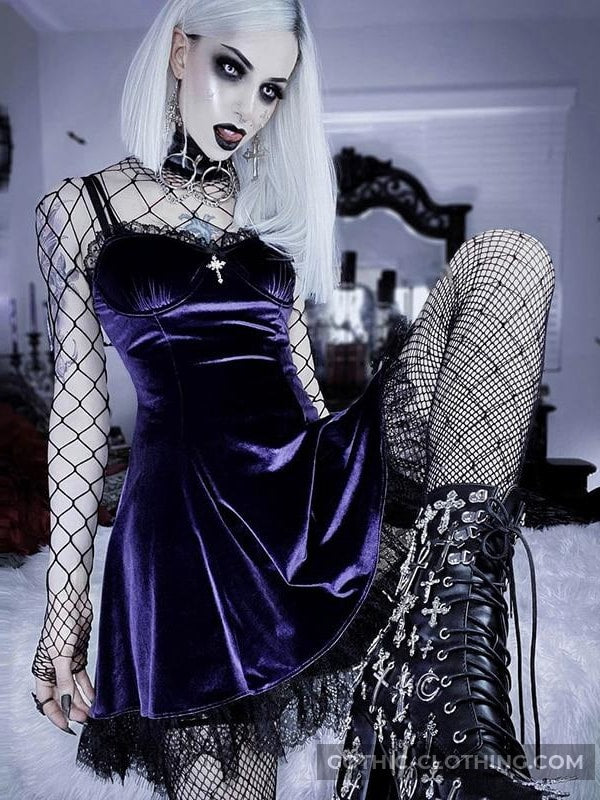 Purple Gothic Dress Purple Gothic Dress