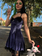 Purple Gothic Dress Purple Gothic Dress