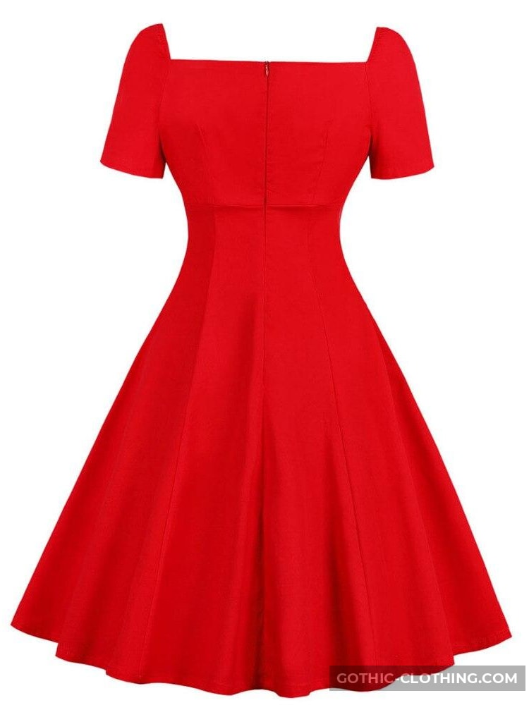 Red and Black Gothic Dress Red and Black Gothic Dress