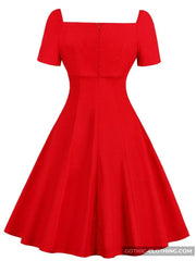 Red and Black Gothic Dress Red and Black Gothic Dress