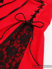 Red and Black Gothic Dress Red and Black Gothic Dress