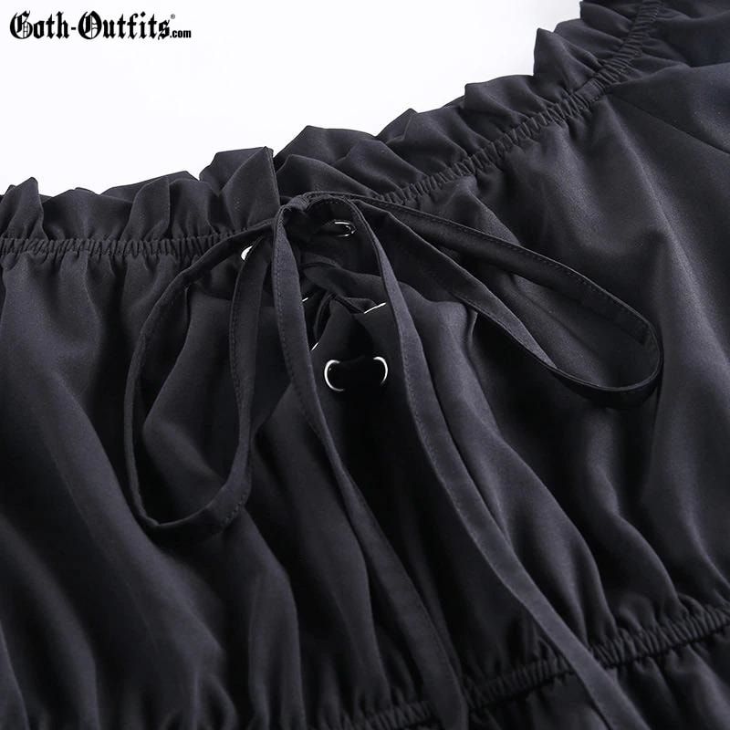 Short Black Gothic Dress Short Black Gothic Dress