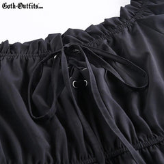 Short Black Gothic Dress Short Black Gothic Dress