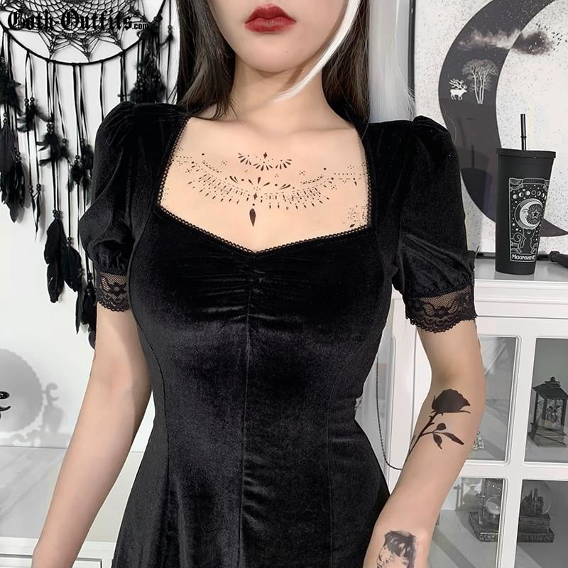Short Gothic Dress Short Gothic Dress