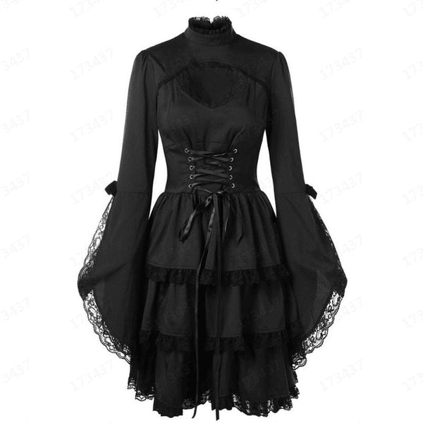 Black Vampire Dress – Gothic Clothing