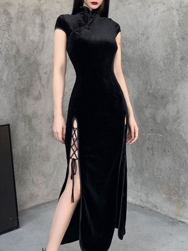 Gothic Maxi Dress
