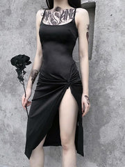 Gothic Midi Dress