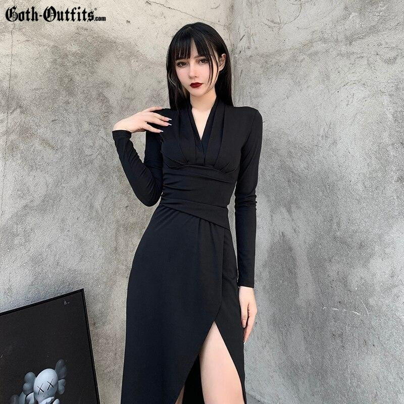 Long Sleeve Gothic Dress