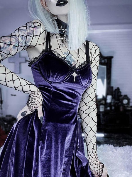 Purple Gothic Dress Gothic Clothing Purple Gothic Dress Gothic Clothing